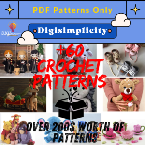 XL Mystery BOX 60+ Premium Crochet Patterns PDF Bundle | Instant Download | Over $200 Value | Amigurumi, Blankets, Hats & More
