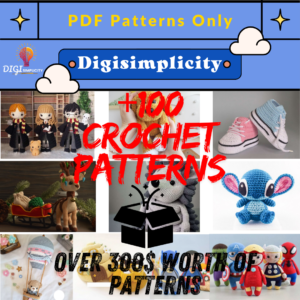 XXL Mystery BOX 120+ Crochet Patterns PDF Mega Bundle | Instant Download | Over $300 Value | Amigurumi, Blankets, Hats, Bags & More