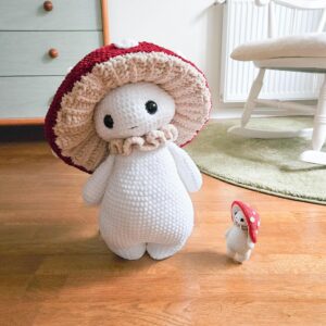Mushroom guy - stitch crochet pattern /critter amigurumi